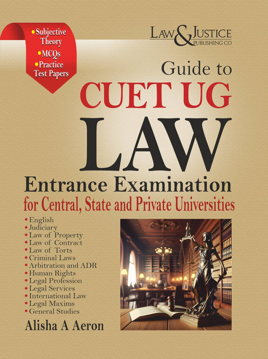 CUET UG Law Entrance Guide Book | Solved Papers, MCQs & Practice