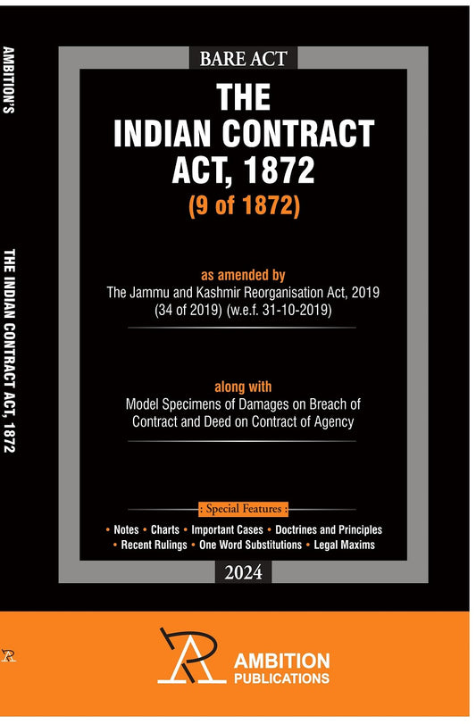 Indian Contract Act, 1872 (Latest Edition 2026) | Ambition Publications
