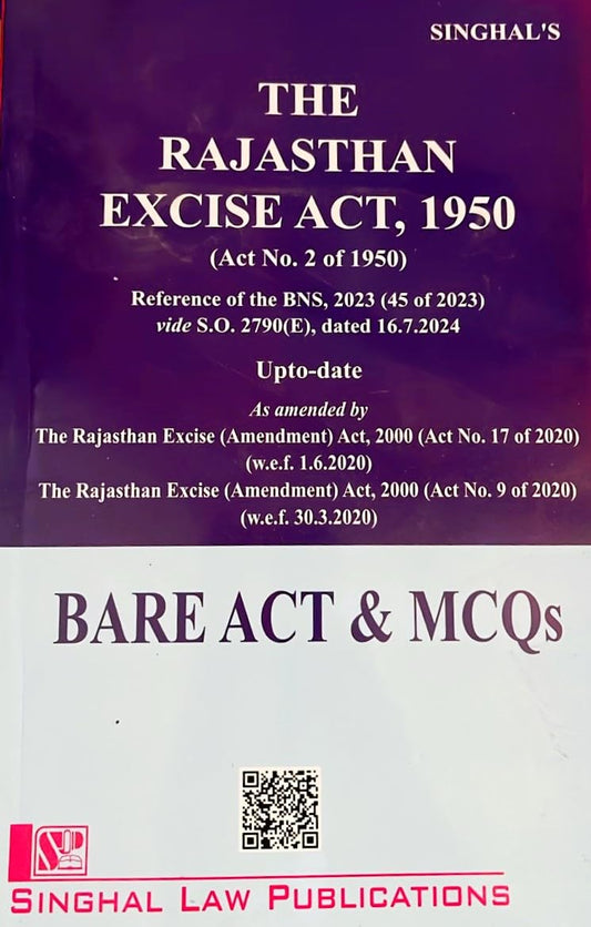 Rajasthan Excise Act, 1950 | Singhal Law Publications