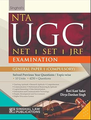 NTA UGC NET/SET/JRF Examination General Paper 1 (Compulsory) Solved PYQ | Singhal Law Publications