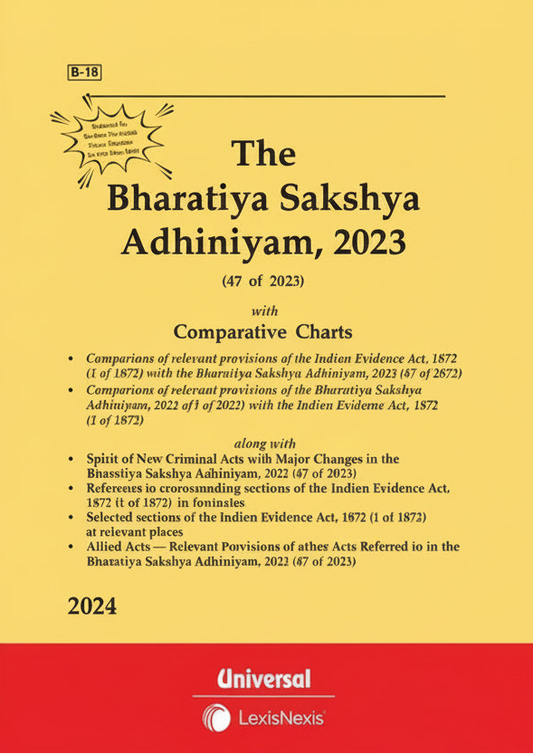 The Bharatiya Sakshya Adhiniyam 2023 by | Lexis Nexis