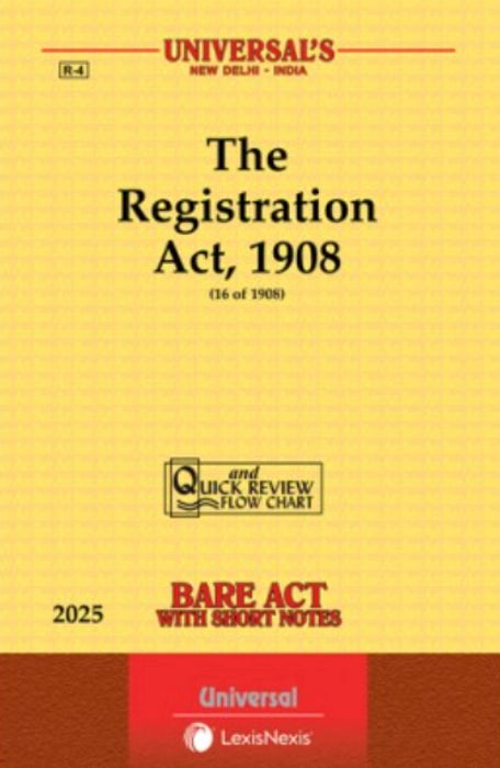 Registration Act, 1908 | Bare Act | Lexis Nexis | 2026