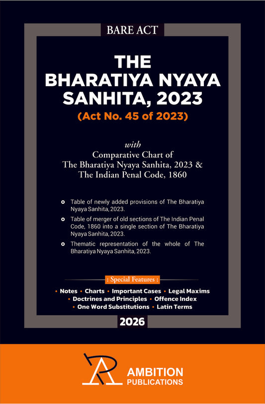 The Bharatiya Nyaya Sanhita, 2023 (Latest Edition) | Ambition Publications