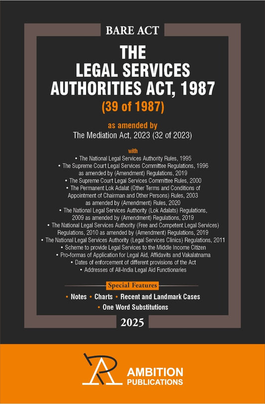 The Legal Services Authorities Act, 1987 | Ambition Publication