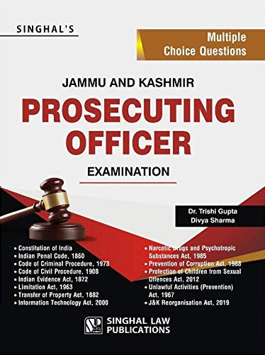 Prosecuting Officer Examination Jammu & Kashmir MCQ | Singhal Law Publications