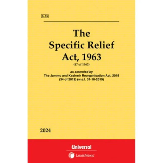 Specific Relief Act, 1963 as amended by The Specific Relief (Amendment) Act, 2018 (18 of 2018) | Bare Acts | Lexis Nexis | 2024 Edition