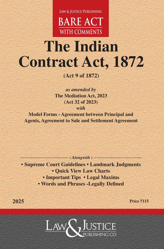 Contract Act, 1872 (as amended by Act 32 of 2023) with Model Forms of Agreement