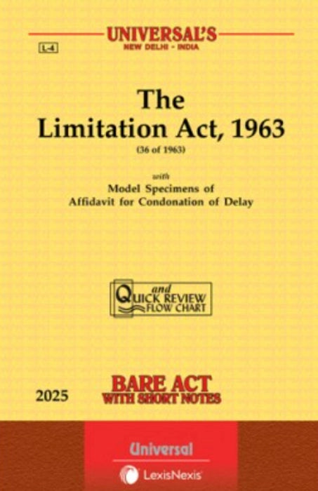 Limitation Act, 1963 | Bare Acts | Lexis Nexis | 2026