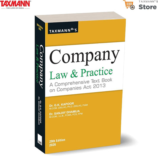 GK Kapoor’s Company Law & Practice by Taxmann