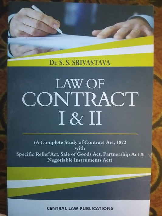 SS Srivastava’s Law of Contract I & II | Centeral Law Agency