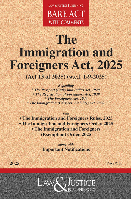 Immigration and Foreigners Act, 2025