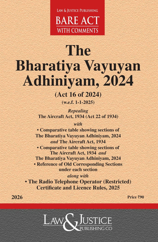 Bharatiya Vayuyan Adhiniyam, 2024 with allied Rules