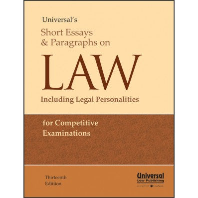 Short Essays and Paragraph on Law including Legal Personalities | Universal