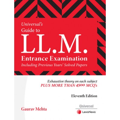 Guide to LL.M. Entrance Examination by Gaurav Mehta 2026 | Universal