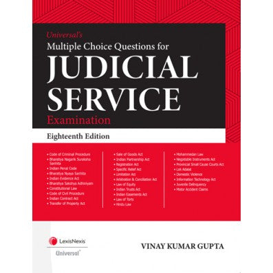 Multiple Choice Questions for Judicial Service Examination by Vinay Kumar Gupta | Universal