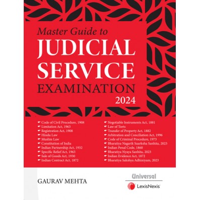 Master Guide to Judicial Service Examination 2024 by Gaurav Mehta | Universal