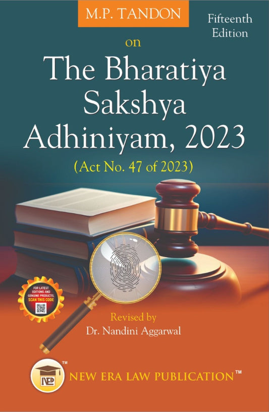 The Bharatiya Sakshya Adhiniyam, 2023 – M.P. Tandon | New Era Pub.