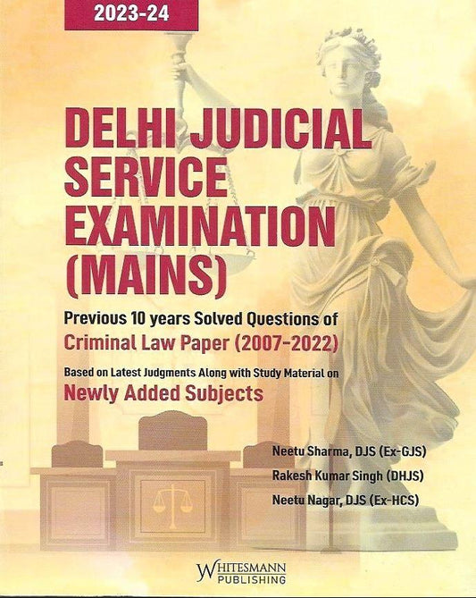 Delhi Judicial service Exam Previous Year Solved Mains Papers | WhitesMann