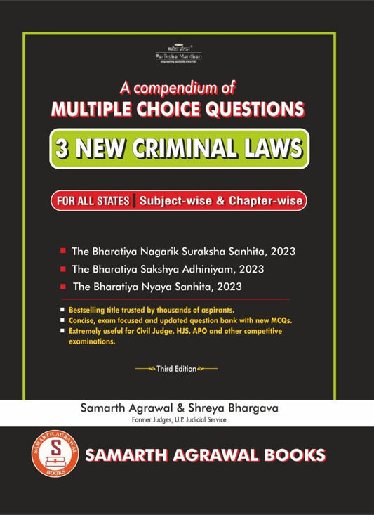MCQs 3 New Criminal Laws MCQs | Samarth Books