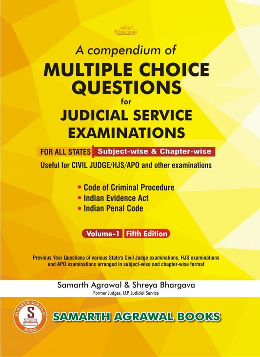 Judicial Services MCQs – Volume 1 | Samarth Agrawal Books LLP