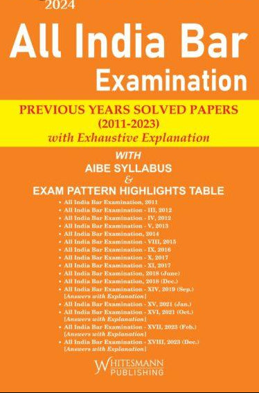 AIBE PYQ Solved Papers (2011-2024) | Whitesmann