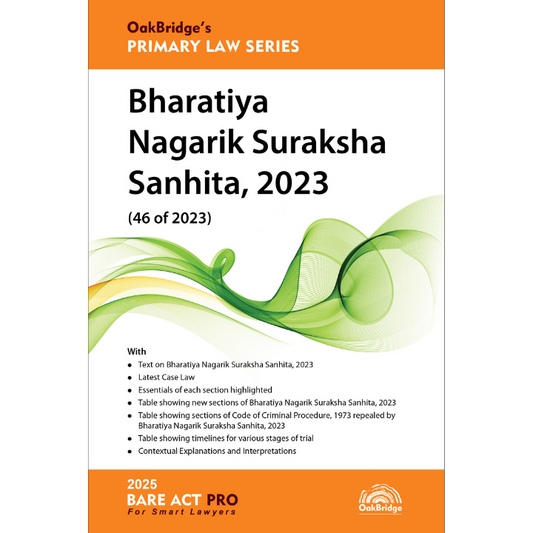 Primary Law Series Bharatiya Nagarik Suraksha Sanhita, 2023 | Oakbridge