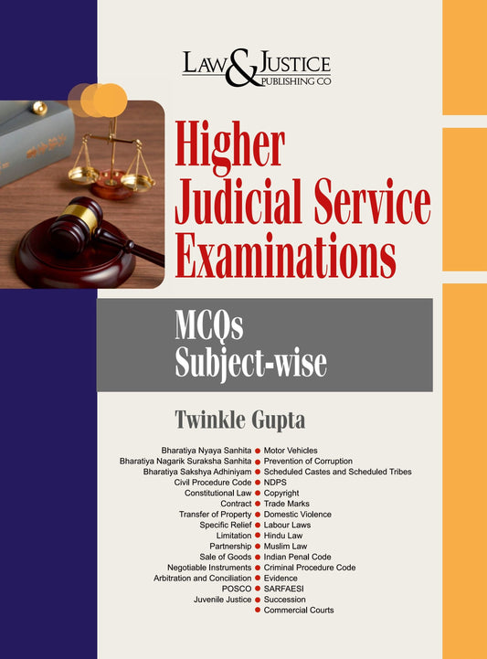 Higher Judicial Service MCQs Book | Twinkle Gupta | Justice Publishing Co.