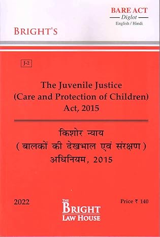 The Juvenile Justice (Care and Protection of Children) Act, 2015 (Diglot) [English/Hindi] [Bare Act]