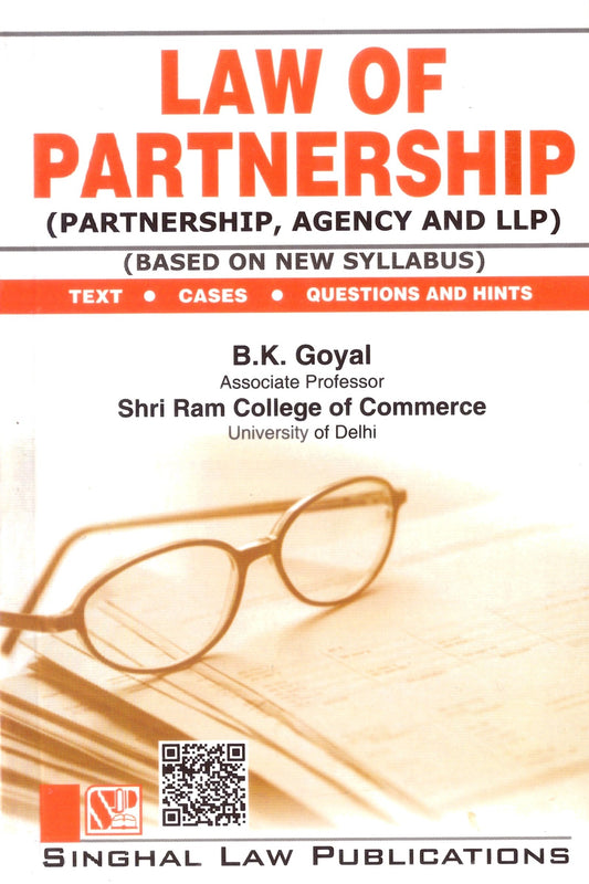 Law of Partnership Book | Partnership, Agency & LLP | Singhal Law Publications