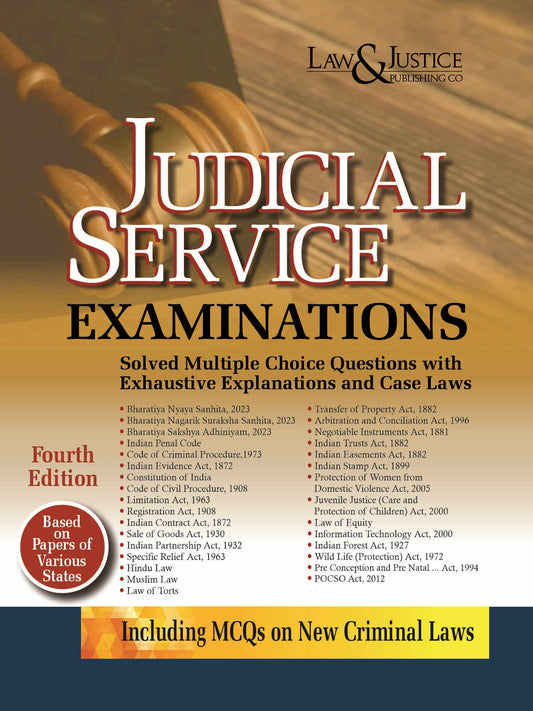 Judicial Service MCQs Book (4th Ed.) | Judiciary Exam Preparation