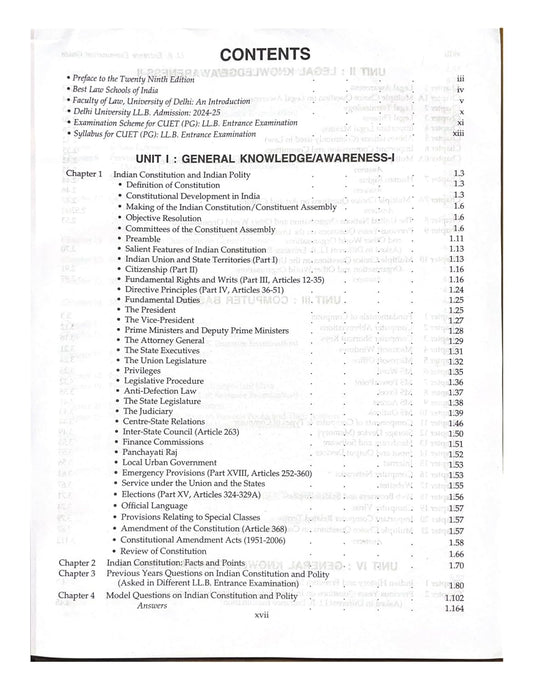 LLB NTA - CUET (PG) Guide Entrance Examination [2024] [29th edition] | Singhal Law Publications