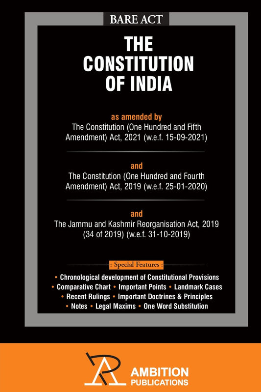 The Constitution of India (Latest Edition) | Ambition Publications