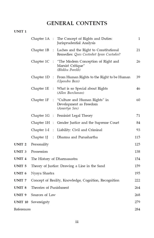 Jurisprudence-II [for LL.B. students of various Universities of India; and Civil/Judicial Services aspirants by Singhal Law Publications