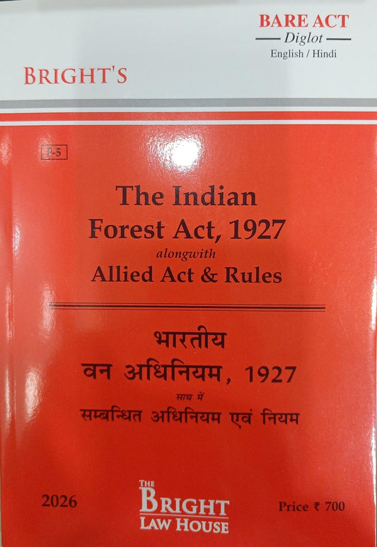 Indian Forest Act, 1927 (Diglot) [English/Hindi]