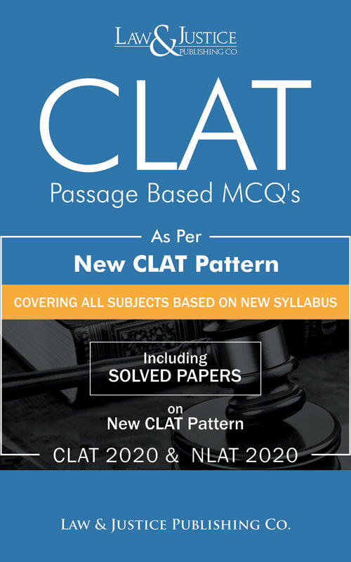 CLAT Passage Based MCQs Book | New Pattern | Solved Papers 2020