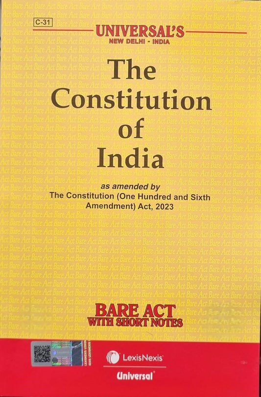 Constitution of India Bare Act 2026 | Lexis Nexis