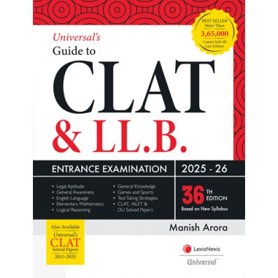 Guide to CLAT & LL.B. Entrance Examination by Manish Arora | Universal