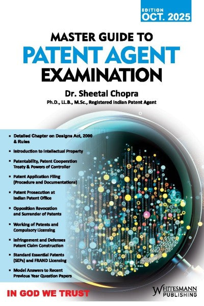 Master Guide to Patent Agent Examination by Sheetal Chopra | Whitesmann